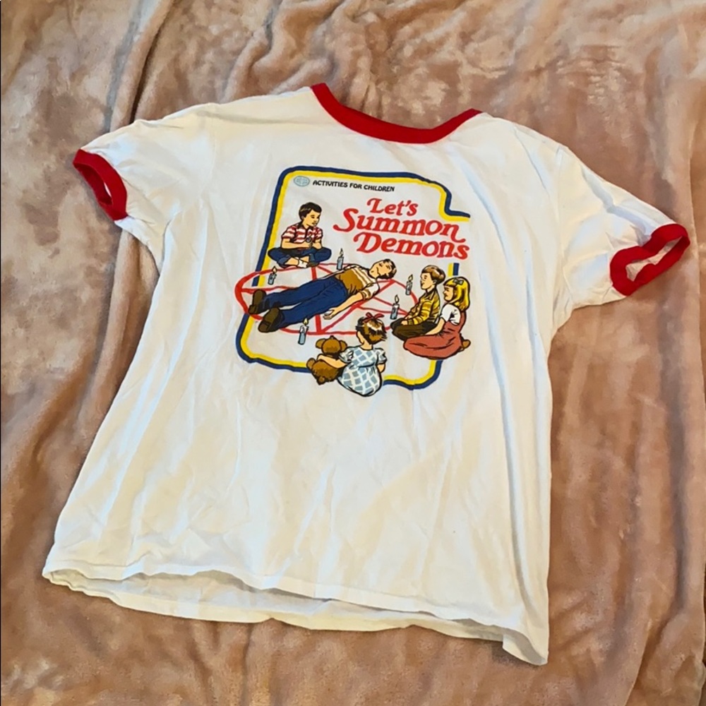 Vintage-style “Let’s Summon Demons” tee